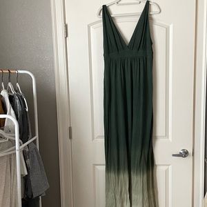 Green Ombré Maxi Dress
